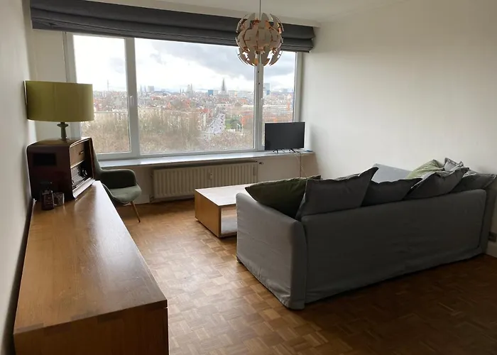 2 Bedroom Appartement In Antwerp, With Amazing View
